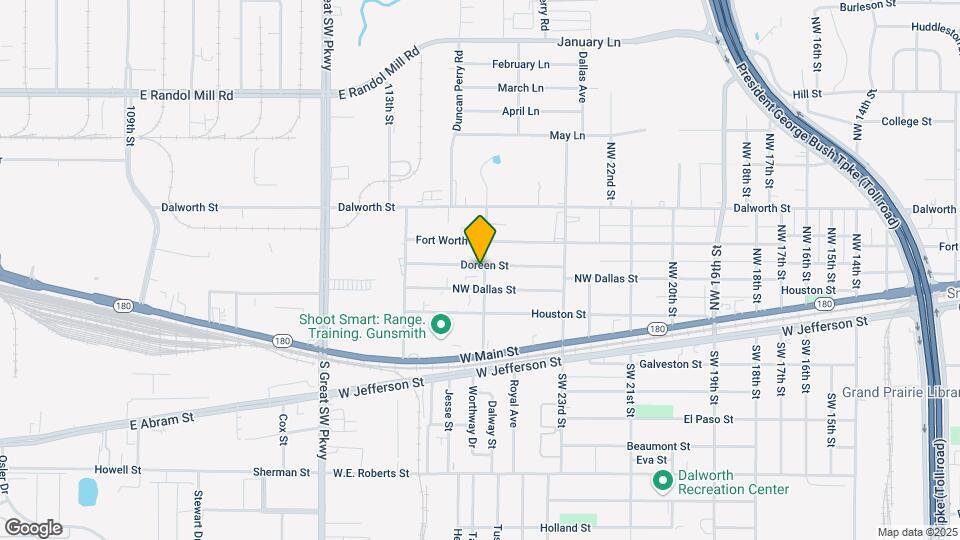 2401 Doreen St Map and Location Details
