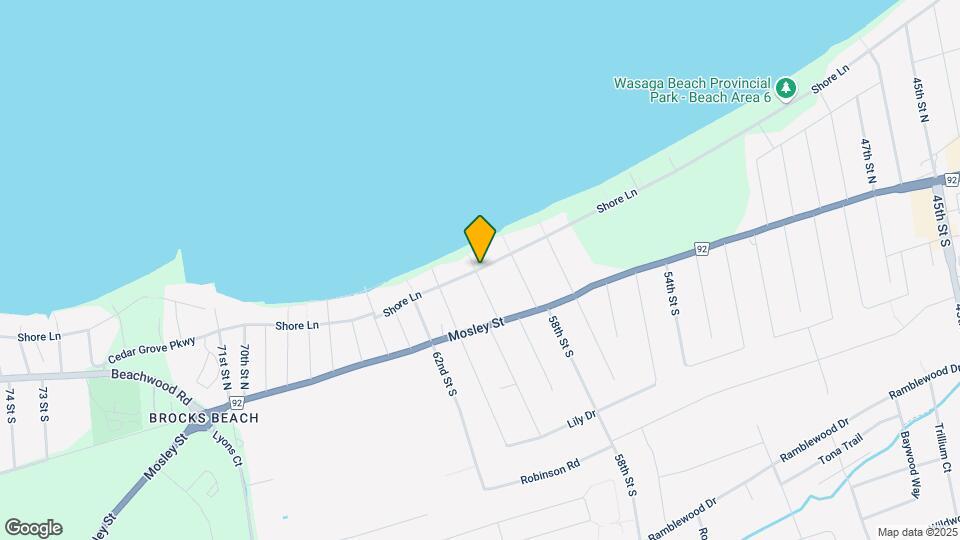 1731 Shore Ln Map and Location Details