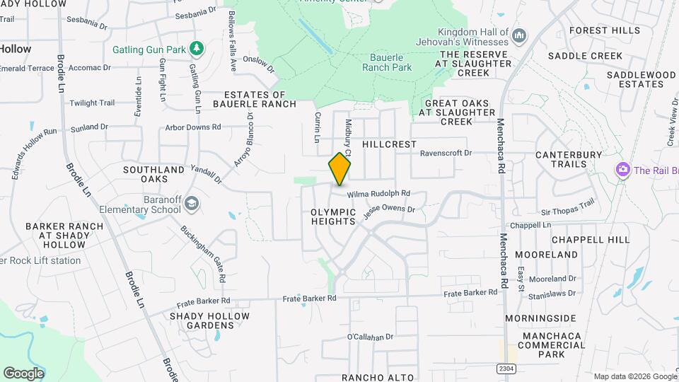 2510 Wilma Rudolph Rd Map and Location Details