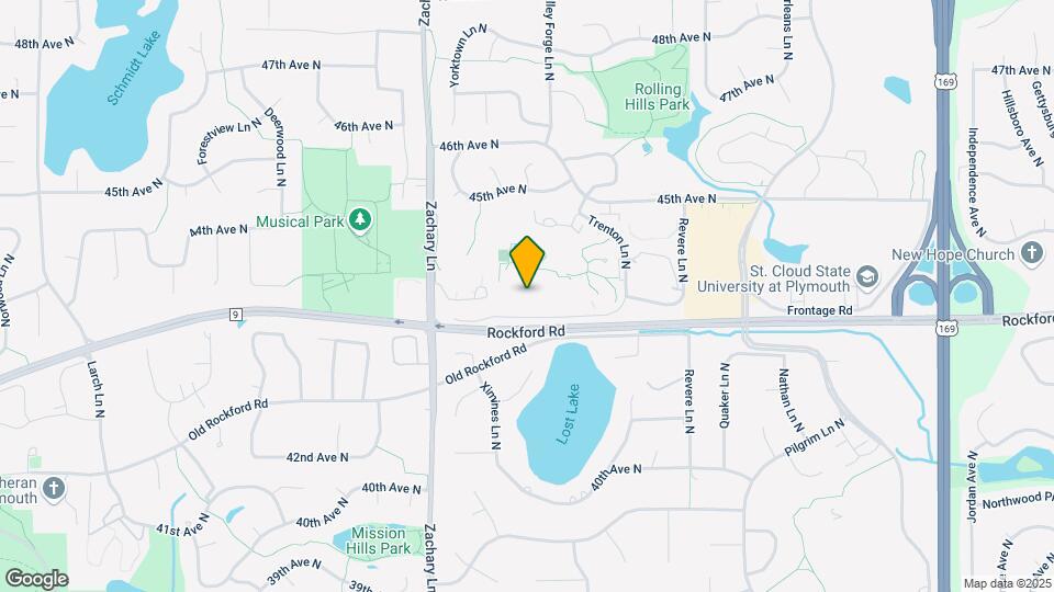 10750 Rockford Rd Map and Location Details