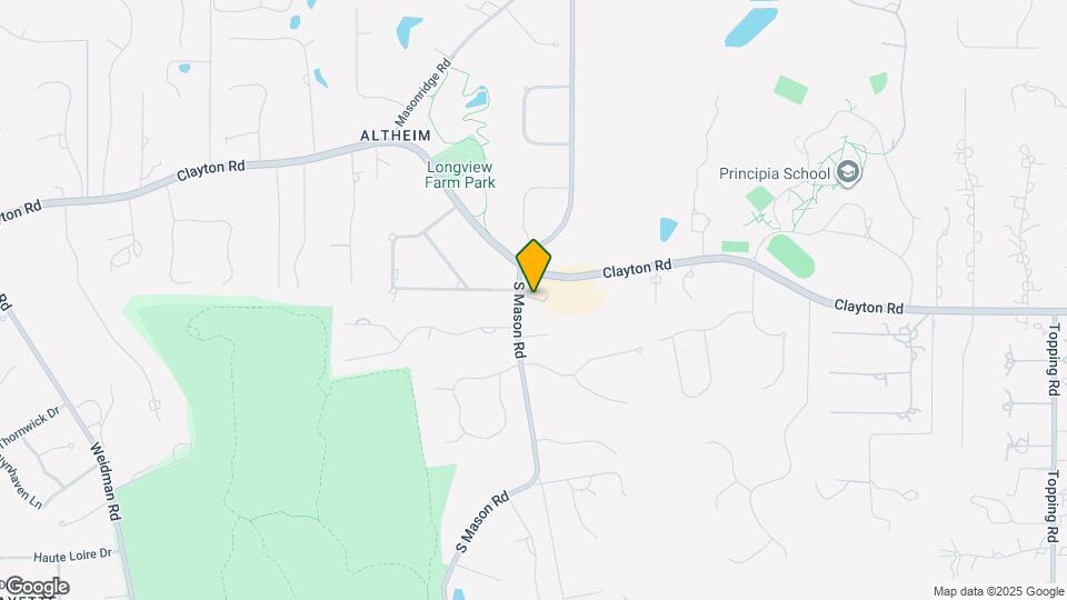 1128 S Mason Rd Map and Location Details