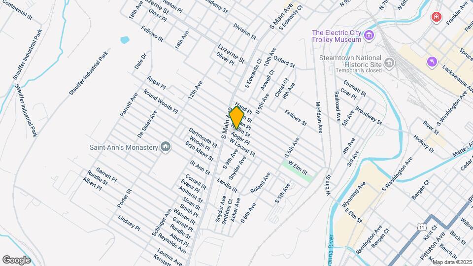 915 W Elm St, Unit Apt 1 Map and Location Details