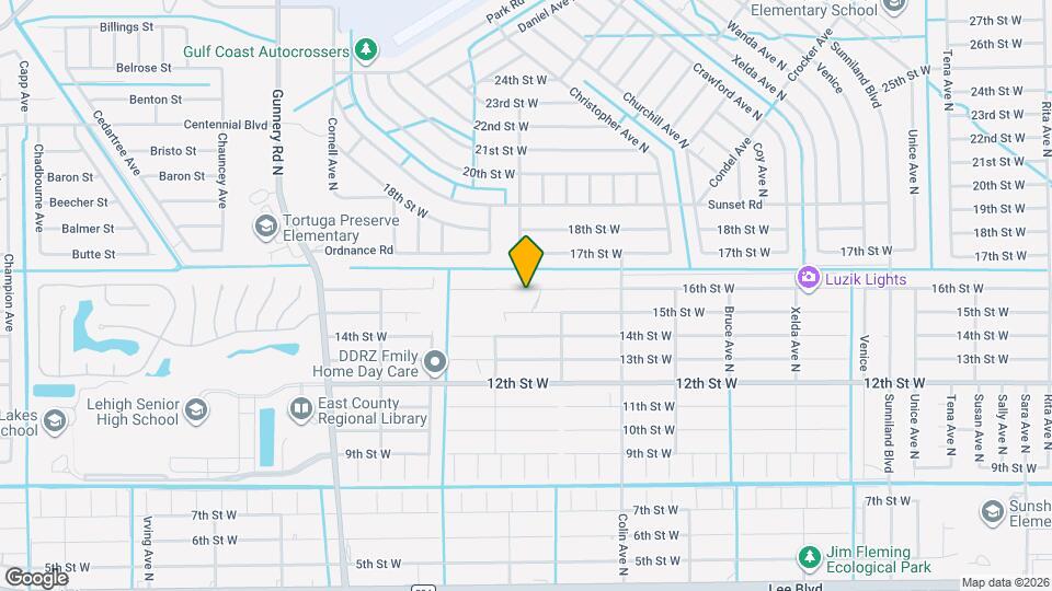 4111 16th St W Map and Location Details