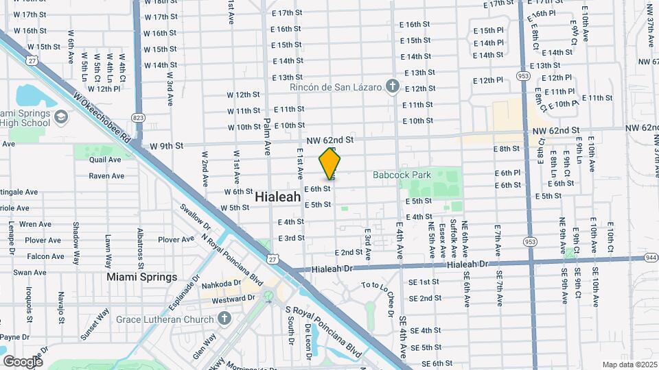 610 W 2nd Ave Mapa y Detalles de la Ubicación