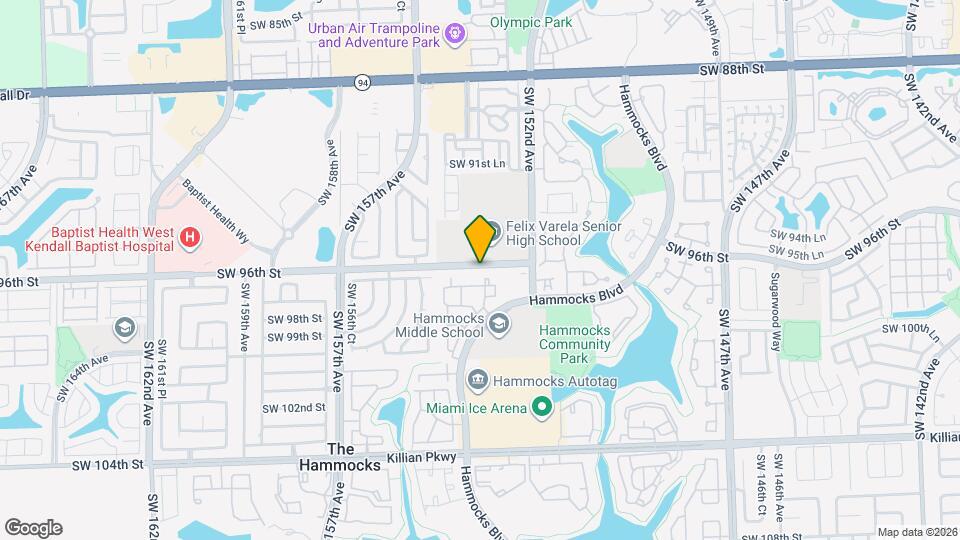 9704 Hammocks Blvd, Unit Banyan Tree Map and Location Details