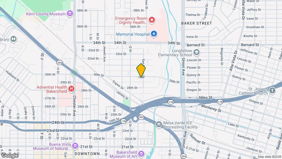 617 30th St Map and Location Details