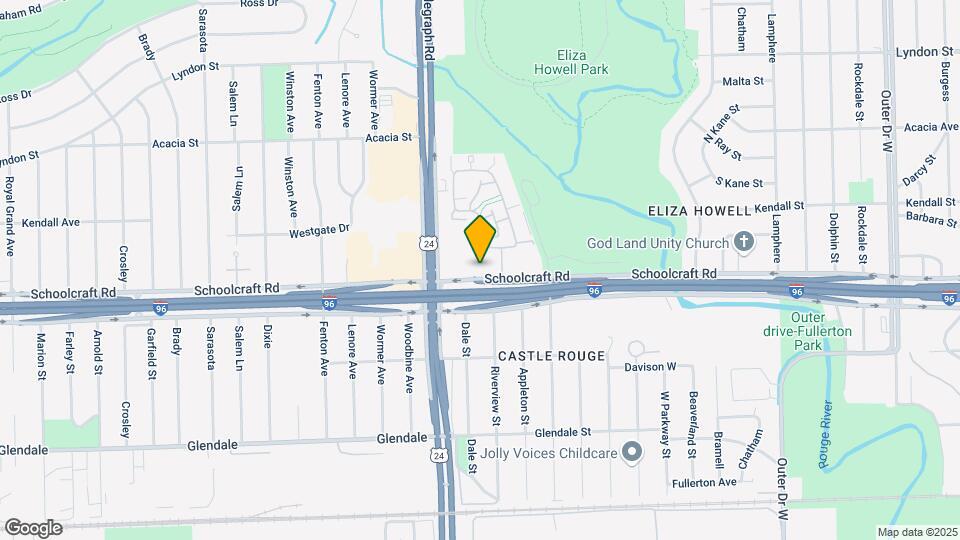 23838 Schoolcraft Rd Map and Location Details