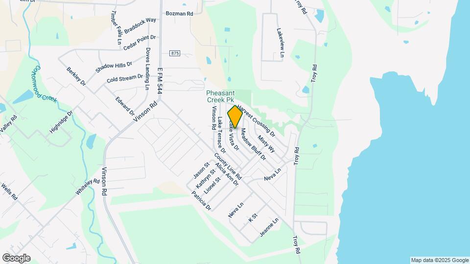 2816 Lake Vista Dr Map and Location Details