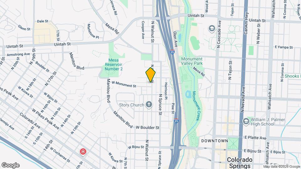 724 N Walnut St Map and Location Details