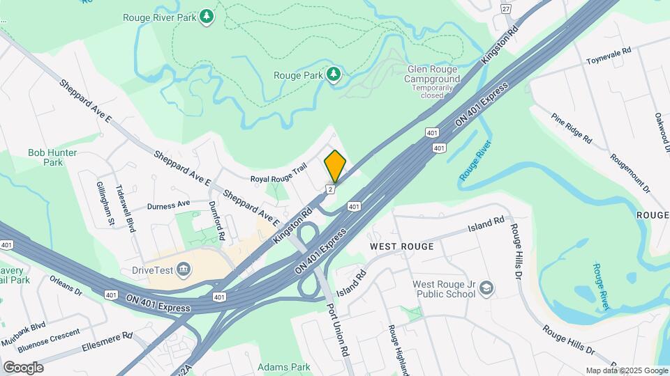7437 Kingston Rd Map and Location Details