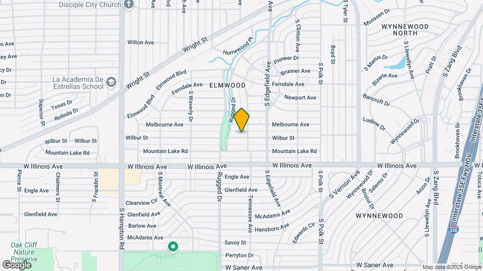 1611 Wilbur St Map and Location Details