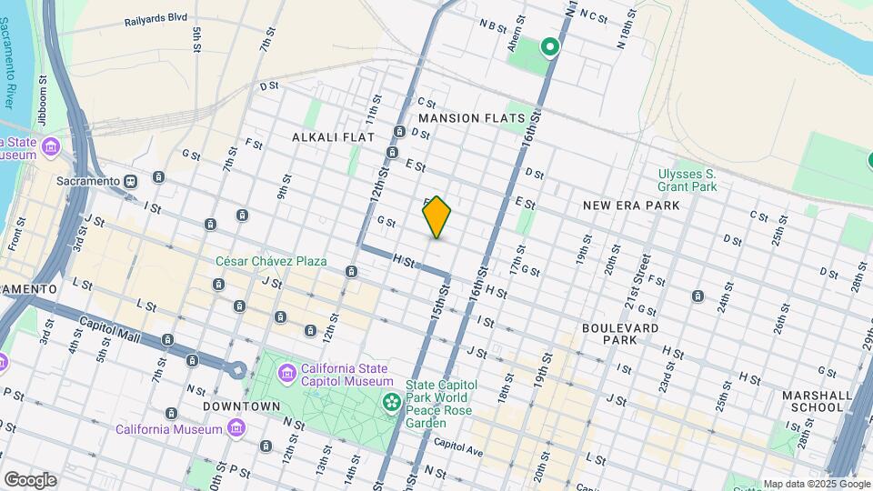 1408 G St Map and Location Details