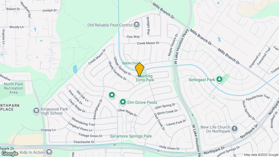 5010 Village Springs Dr Map and Location Details