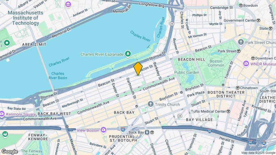 115 Marlborough St, Unit 1 Map and Location Details