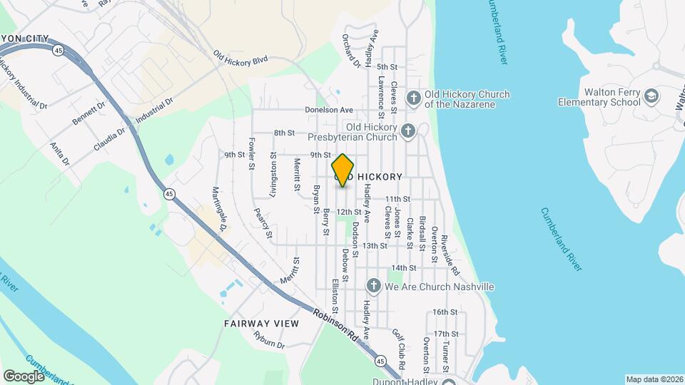 1012 Debow St Map and Location Details