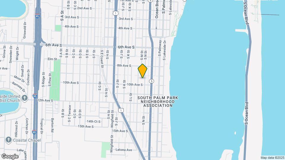 915 S N St Map and Location Details