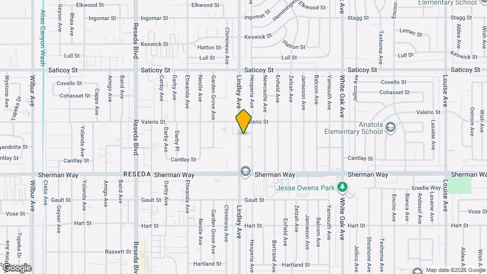 7322 Lindley Ave Map and Location Details