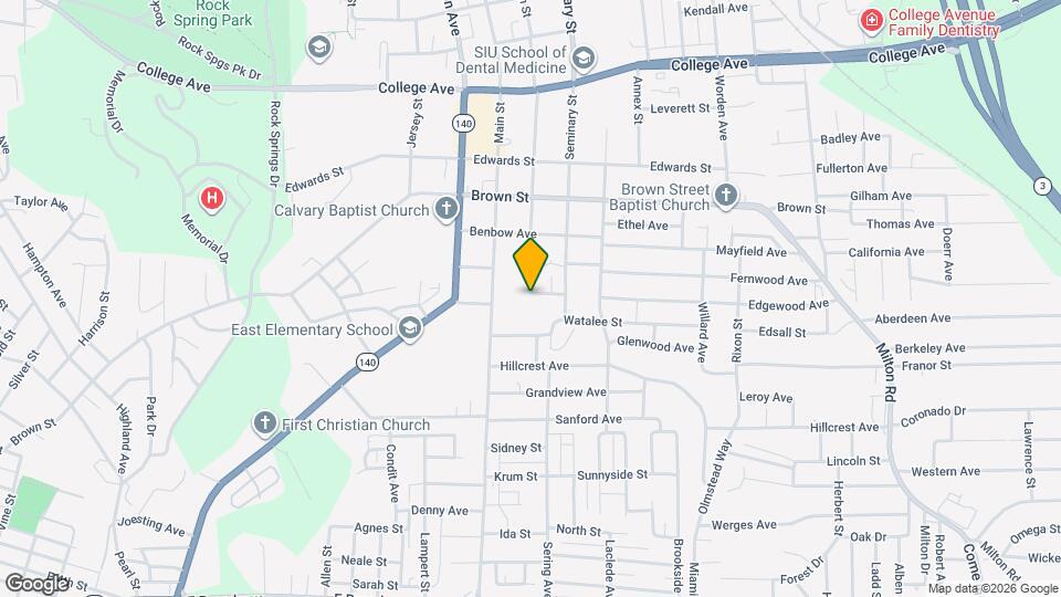 2705 Palmer Ave Mapa y Detalles de la Ubicación