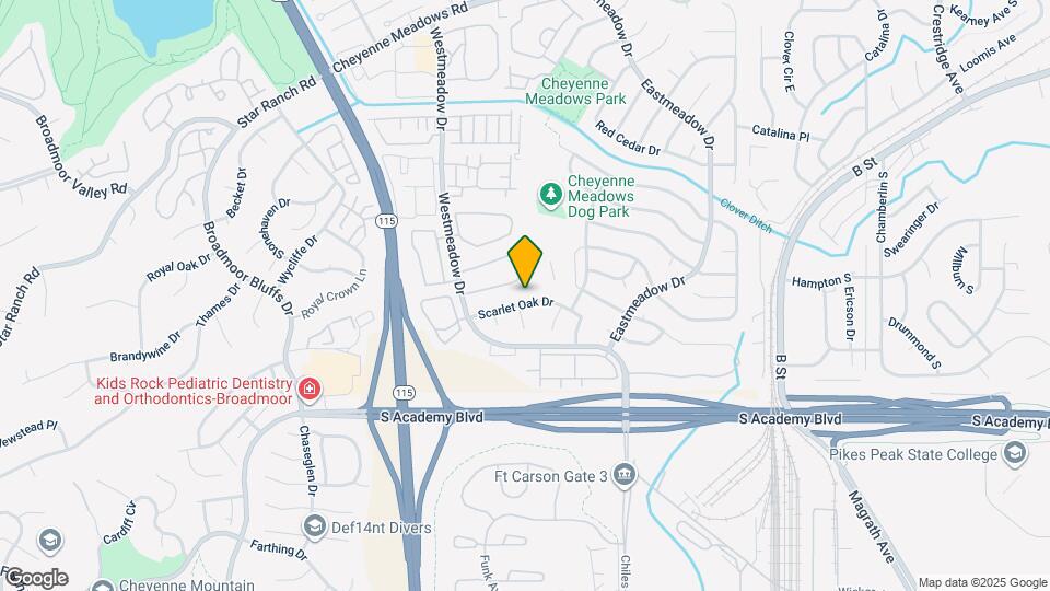 1072 Scarlet Oak Dr Map and Location Details