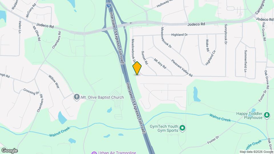 210 Meadowbrook Dr Mapa y Detalles de la Ubicación