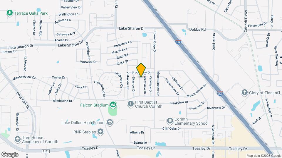2609 Fountainview Dr Mapa y Detalles de la Ubicación