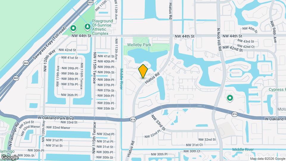 11061 NW 38th Pl Map and Location Details