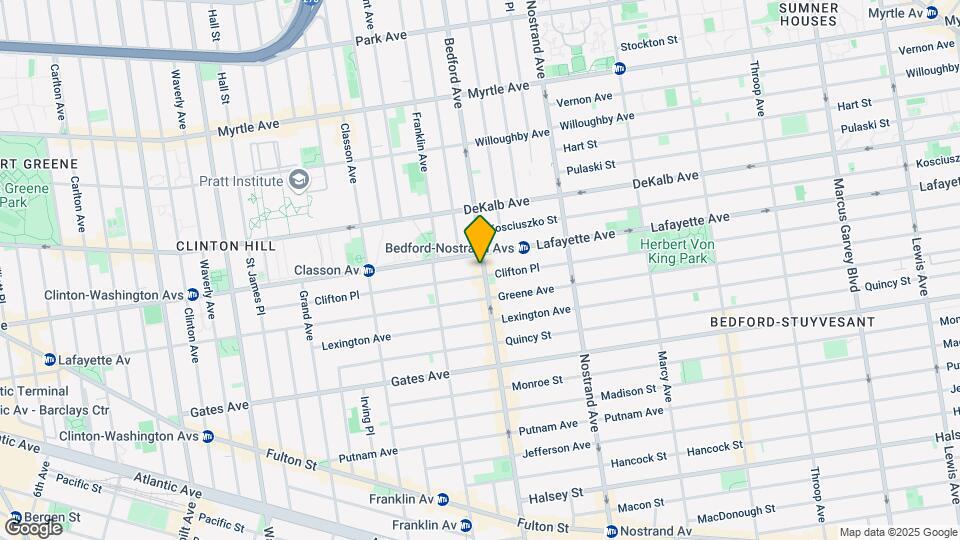 1056 Bedford Ave Map and Location Details