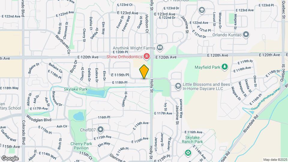 5527 E 118th Pl Map and Location Details