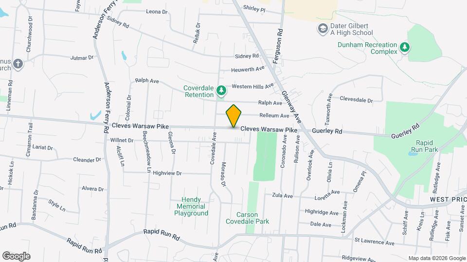 5017 Cleves Warsaw Pike Map and Location Details