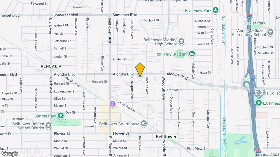 10030 Alondra Blvd, Unit 14 Mapa y Detalles de la Ubicación