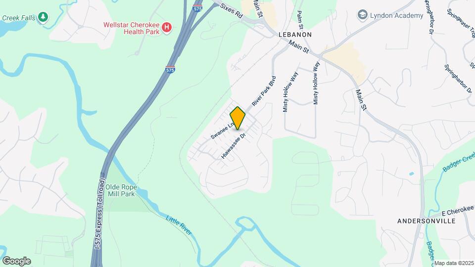 222 Hiawassee Dr Map and Location Details