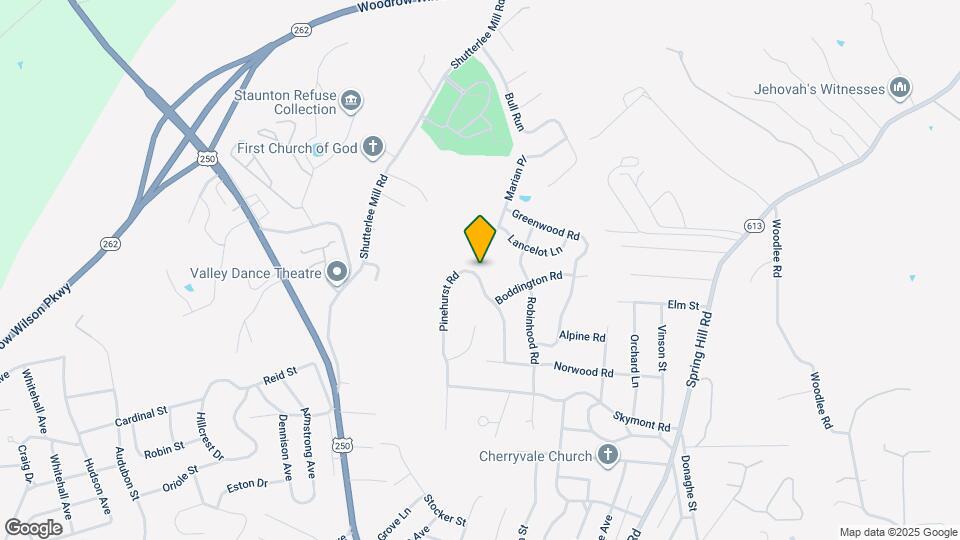 1233 Pinehurst Rd Map and Location Details