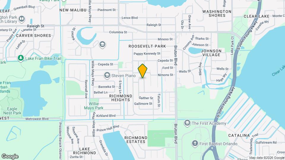 1822 Horne Ave Map and Location Details