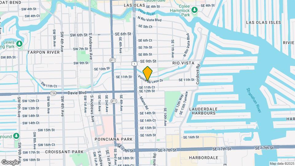 720 Ponce De Leon Dr Map and Location Details