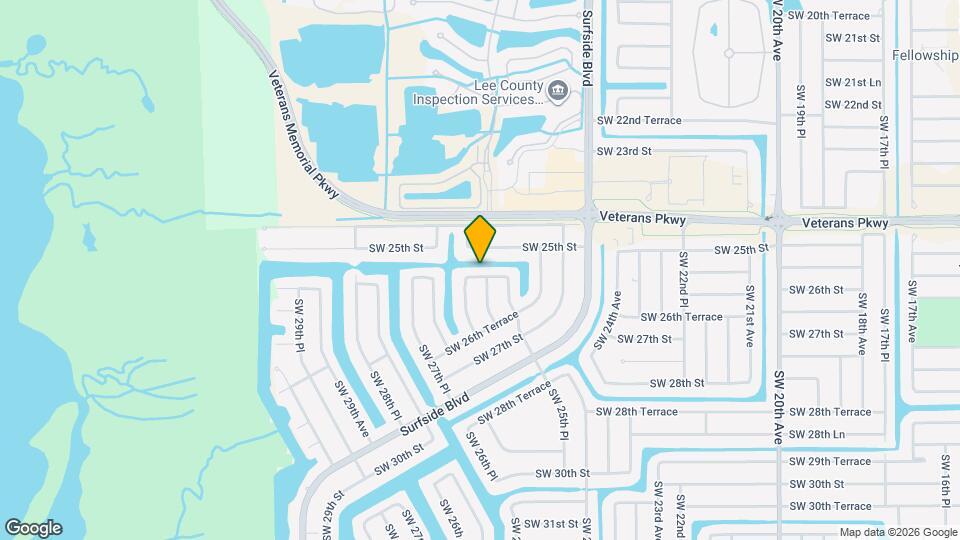 2605 SW 25th Terrace Map and Location Details