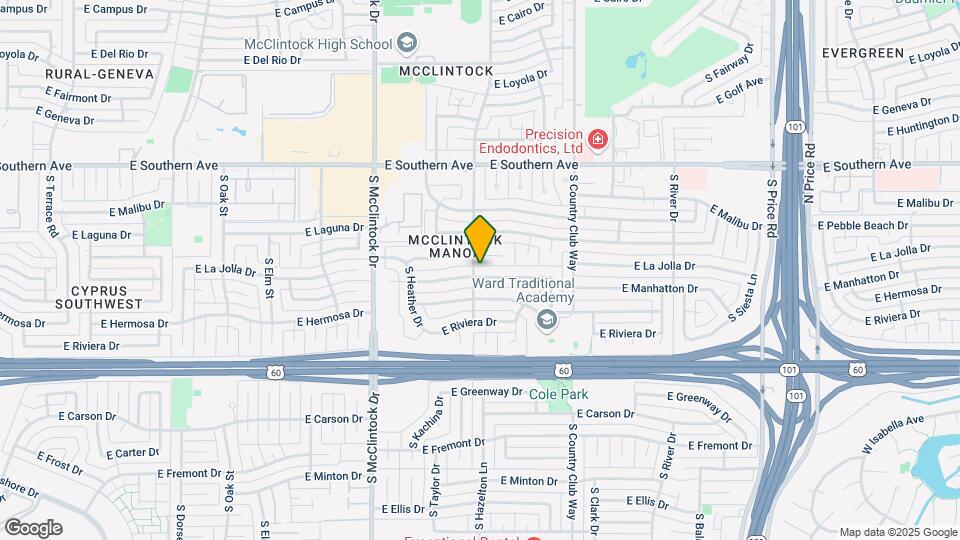 1904 E Manhatton Dr Map and Location Details