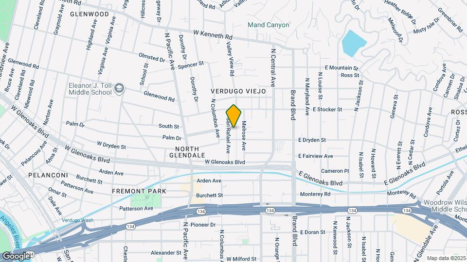 1116 San Rafael Ave Map and Location Details