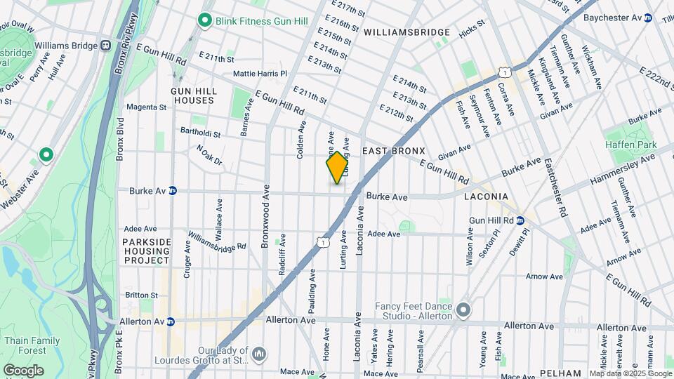 1059 Burke Ave Map and Location Details