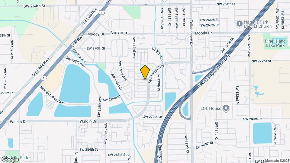 14028 SW 274th Terrace Map and Location Details