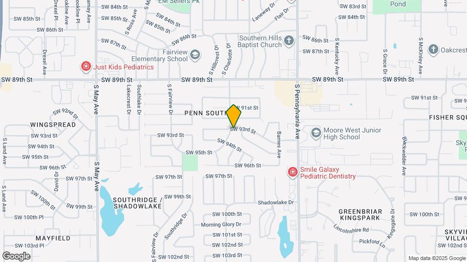 9400 S Country Club Dr Map and Location Details