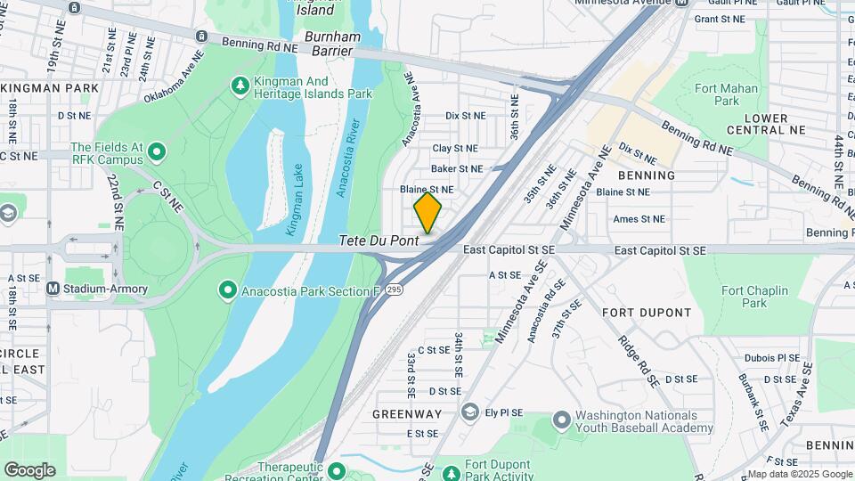 3318 East Capitol St NE Map and Location Details