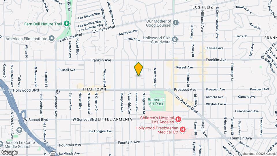 1748 Kenmore Ave Mapa y Detalles de la Ubicación