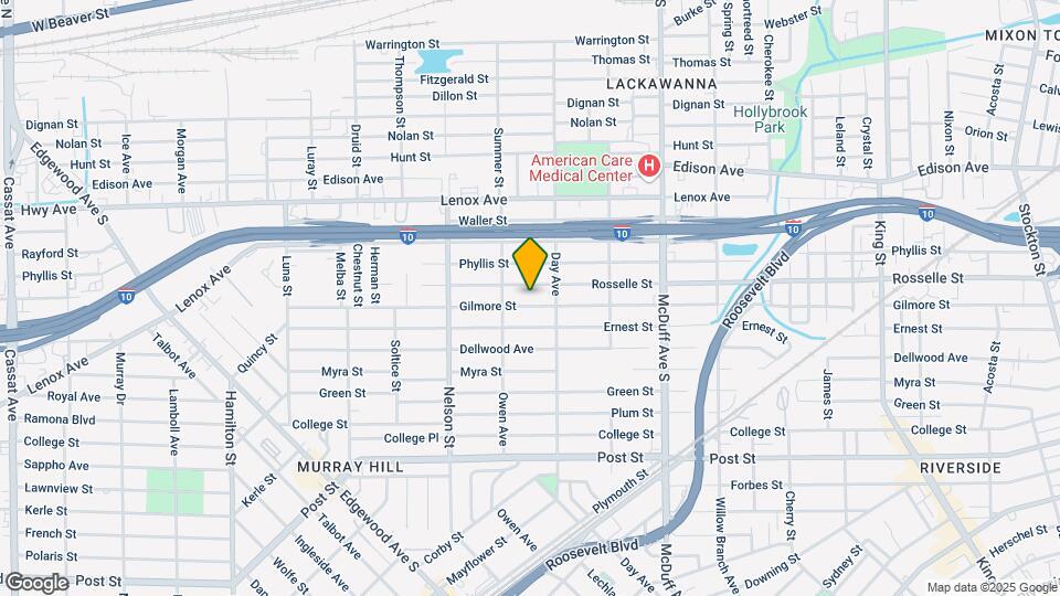 3235 Gilmore St Mapa y Detalles de la Ubicación