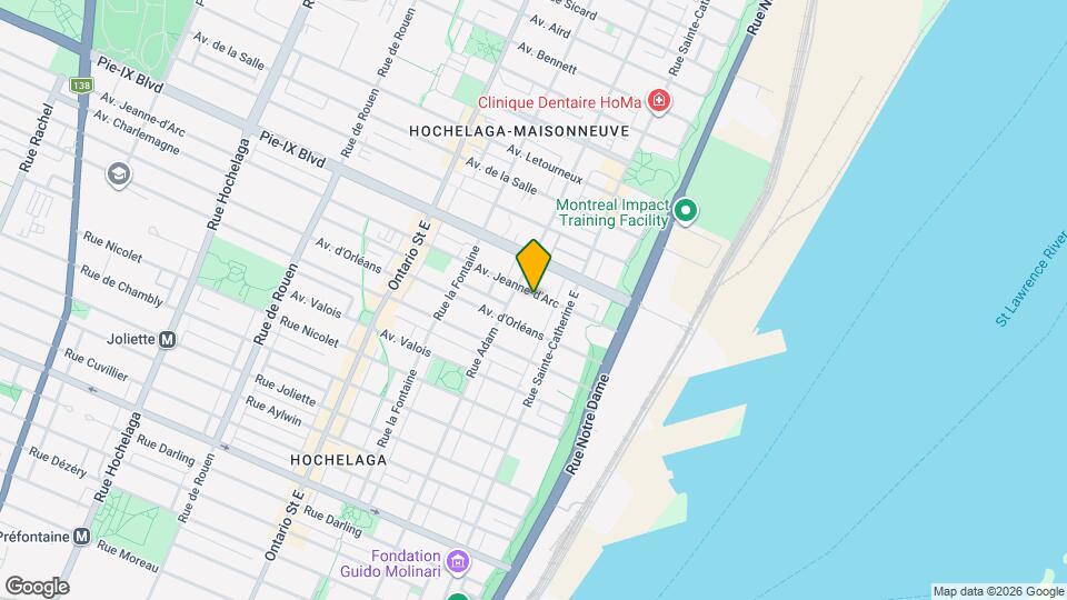 1484-1492 Jeanne-D'arc Av Map and Location Details
