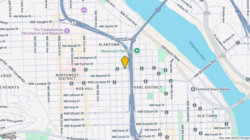 1616 NW Northrup St Map and Location Details