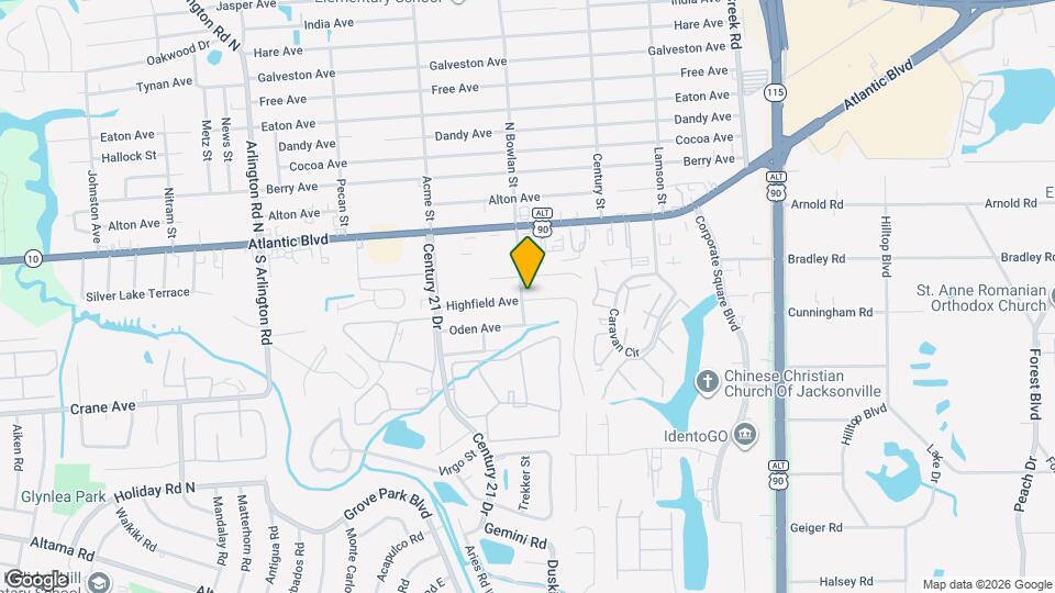 8607 Highfield Ave Map and Location Details