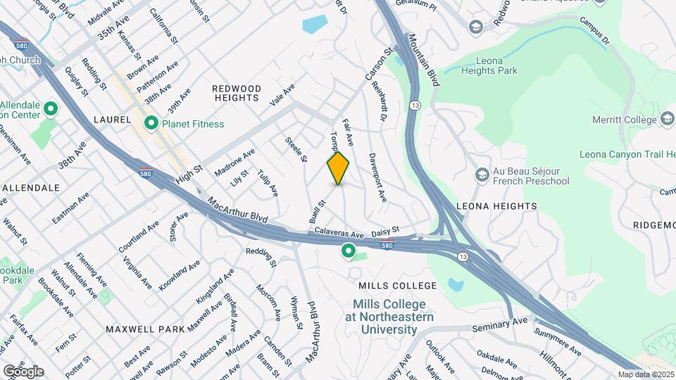 3858 Buell St Map and Location Details