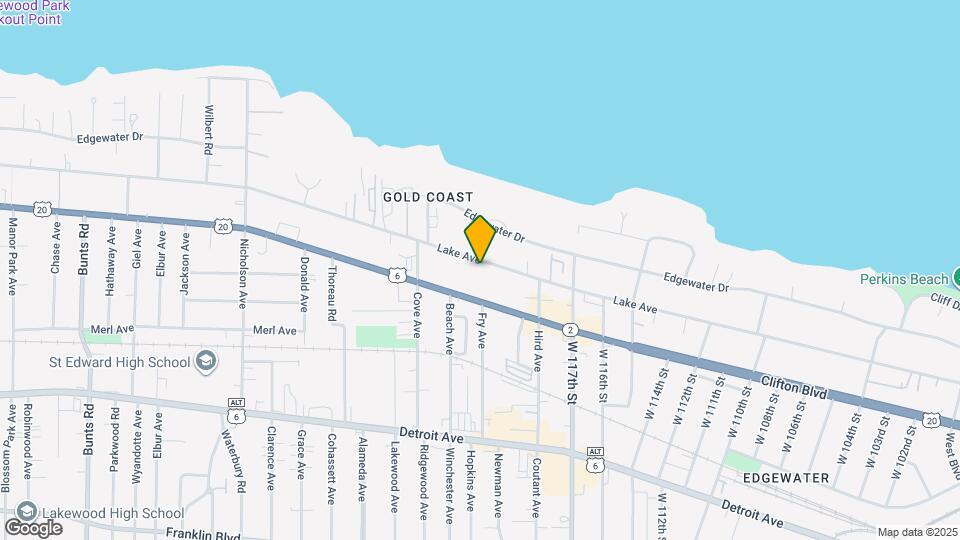 11871 Lake Ave Map and Location Details