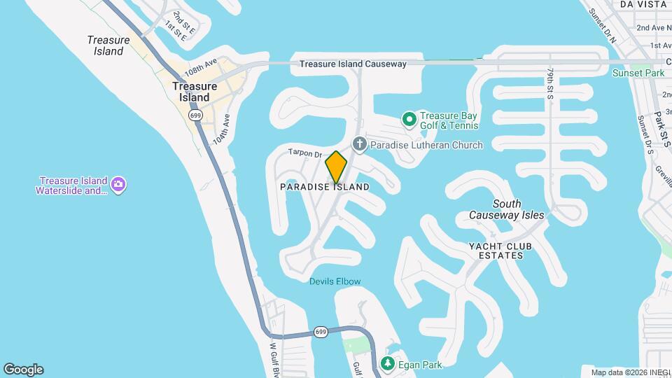 10132 Paradise Blvd Map and Location Details