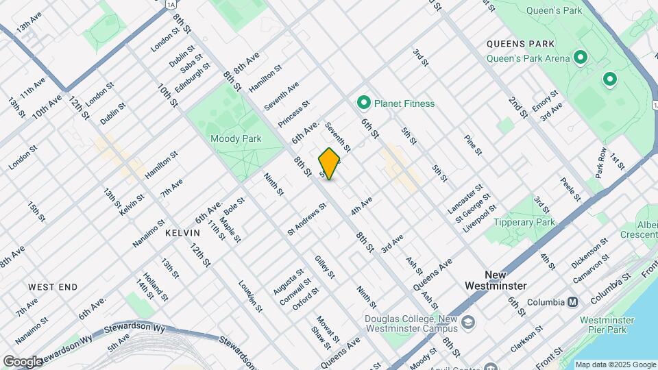429 8th St Map and Location Details